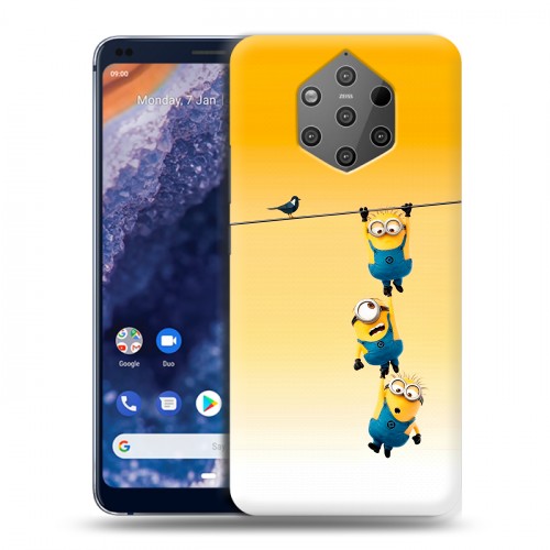 Дизайнерский пластиковый чехол для Nokia 9 PureView Миньоны