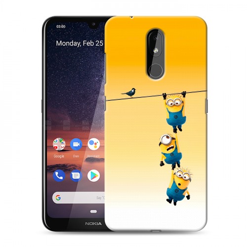 Дизайнерский силиконовый чехол для Nokia 3.2 Миньоны