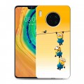 Дизайнерский пластиковый чехол для Huawei Mate 30 Миньоны