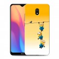 Дизайнерский пластиковый чехол для Xiaomi RedMi 8A Миньоны
