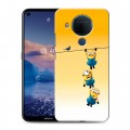 Дизайнерский силиконовый чехол для Nokia 5.4 Миньоны