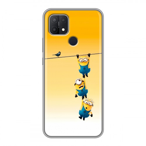 Дизайнерский силиконовый чехол для OPPO A15 Миньоны
