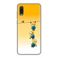 Дизайнерский силиконовый чехол для Samsung Galaxy A02 Миньоны