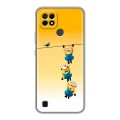 Дизайнерский силиконовый чехол для Realme C21 Миньоны