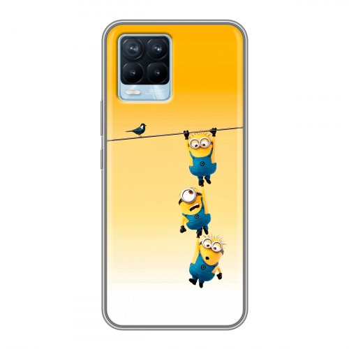 Дизайнерский силиконовый чехол для Realme 8 Миньоны