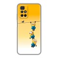 Дизайнерский силиконовый чехол для Xiaomi Redmi 10 Миньоны