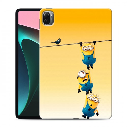 Дизайнерский силиконовый чехол для Xiaomi Pad 5 Миньоны