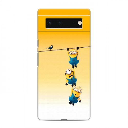 Дизайнерский силиконовый чехол для Google Pixel 6 Миньоны
