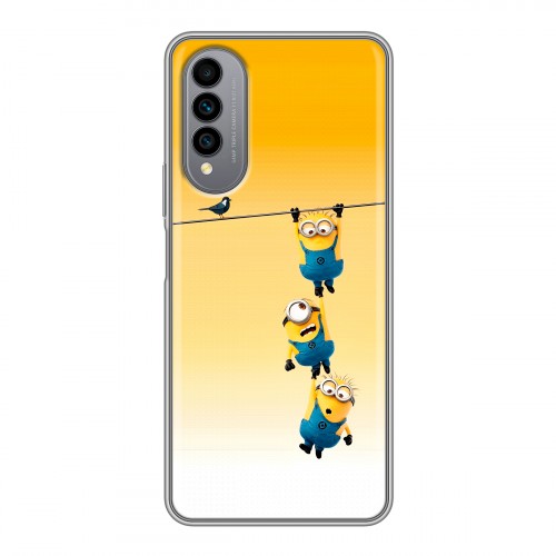 Дизайнерский силиконовый чехол для Wiko T50 Миньоны