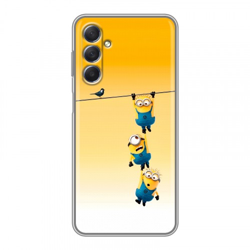 Дизайнерский силиконовый чехол для Samsung Galaxy M54 Миньоны