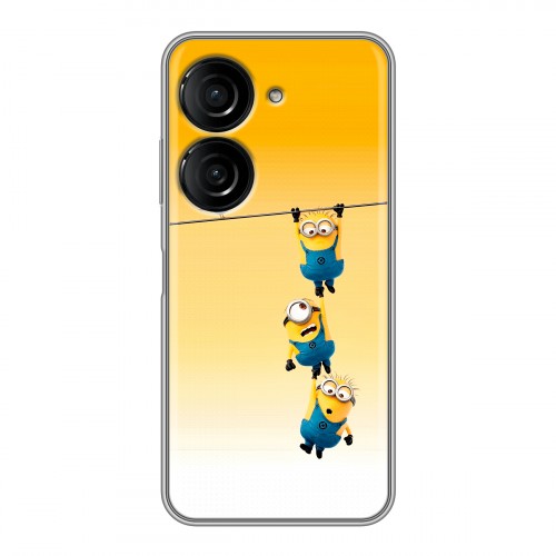 Дизайнерский силиконовый чехол для ASUS ZenFone 9 Миньоны