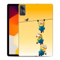 Дизайнерский силиконовый чехол для Xiaomi RedMi Pad SE Миньоны