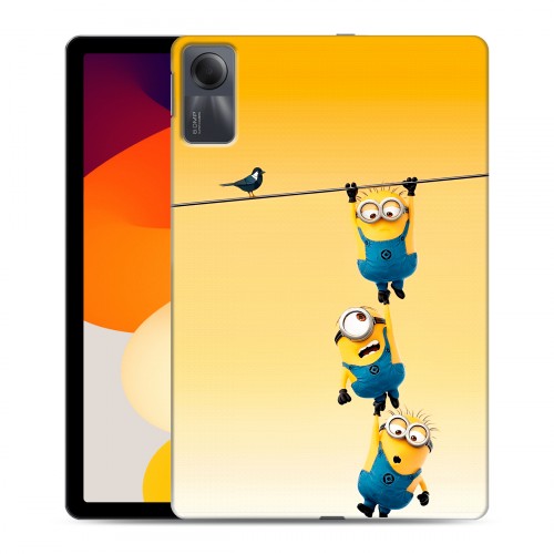 Дизайнерский силиконовый чехол для Xiaomi RedMi Pad SE Миньоны