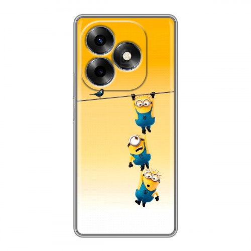 Дизайнерский силиконовый чехол для Itel S23 Plus Миньоны