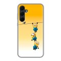 Дизайнерский силиконовый чехол для Samsung Galaxy A35 Миньоны