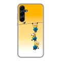 Дизайнерский силиконовый чехол для Samsung Galaxy A55 Миньоны