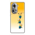 Дизайнерский силиконовый чехол для OPPO Reno 11 Миньоны