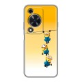 Дизайнерский силиконовый чехол для Huawei Nova Y72 Миньоны