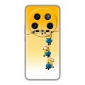 Дизайнерский силиконовый чехол для Xiaomi 14 Ultra Миньоны