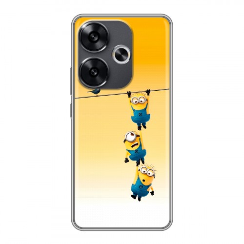 Дизайнерский силиконовый чехол для Xiaomi Redmi Turbo 3 Миньоны