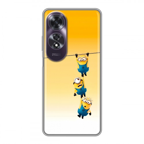 Дизайнерский силиконовый чехол для OPPO A60 Миньоны