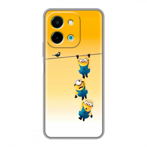 Дизайнерский силиконовый чехол для Vivo Y28 Миньоны