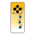 Дизайнерский силиконовый чехол для Xiaomi RedMi 14C Миньоны