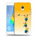 Дизайнерский пластиковый чехол для  Meizu MX3 Миньоны