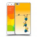 Дизайнерский пластиковый чехол для Xiaomi Mi Note Миньоны