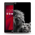 Дизайнерский силиконовый чехол для ASUS ZenPad C 7.0 Лев кошки
