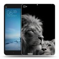 Дизайнерский силиконовый чехол для Xiaomi Mi Pad 2 Лев кошки