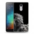 Дизайнерский пластиковый чехол для Xiaomi RedMi Pro Лев кошки