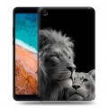 Дизайнерский силиконовый чехол для Xiaomi Mi Pad 4 Лев кошки