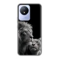 Дизайнерский силиконовый чехол для Vivo Y11 (2023) Лев кошки