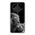 Дизайнерский силиконовый чехол для Huawei Mate 60 Лев кошки