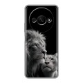 Дизайнерский силиконовый чехол для Xiaomi RedMi A3 Лев кошки