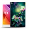 Дизайнерский силиконовый чехол для ASUS ZenPad S 8 Цветы и мрамор