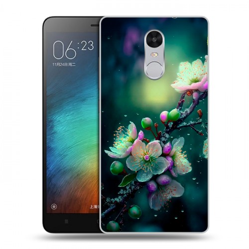 Дизайнерский пластиковый чехол для Xiaomi RedMi Pro Цветы и мрамор