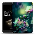 Дизайнерский силиконовый чехол для ASUS ZenPad 3S 10 Цветы и мрамор