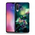 Дизайнерский пластиковый чехол для Xiaomi Mi9 Цветы и мрамор