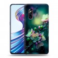 Дизайнерский пластиковый чехол для Vivo V15 Pro Цветы и мрамор