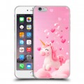 Дизайнерский силиконовый чехол для Iphone 6 Plus/6s Plus Единорог
