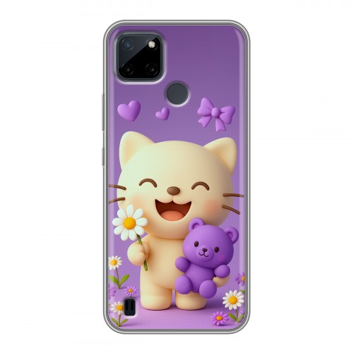 Дизайнерский силиконовый чехол для Realme C21Y для девочек