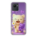 Дизайнерский силиконовый чехол для Realme C30 для девочек
