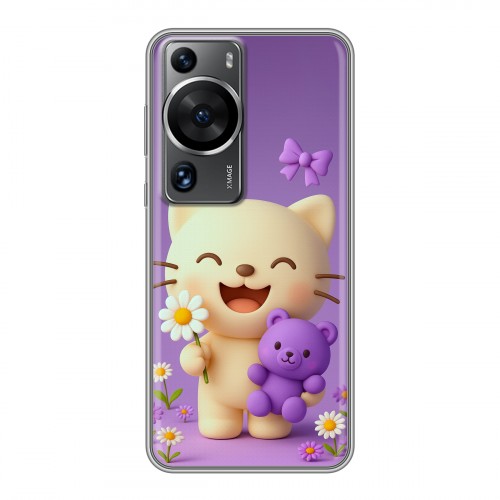 Дизайнерский силиконовый чехол для Huawei P60 для девочек
