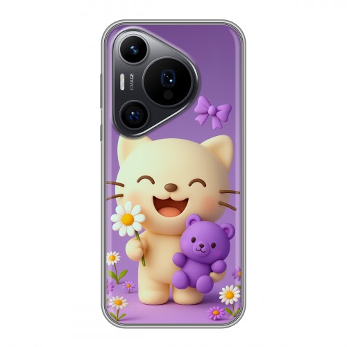 Дизайнерский силиконовый чехол для Huawei Pura 70 Pro для девочек