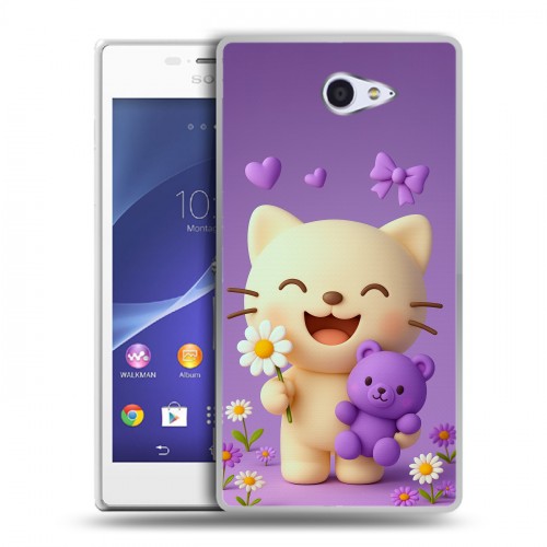 Дизайнерский пластиковый чехол для Sony Xperia M2 dual для девочек