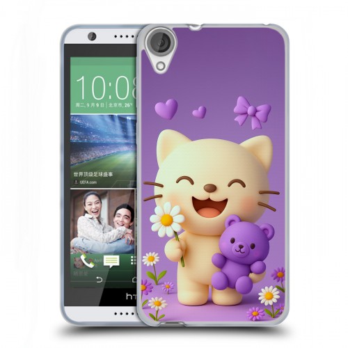 Дизайнерский силиконовый чехол для HTC Desire 820 для девочек