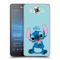 Дизайнерский пластиковый чехол для Microsoft Lumia 950 Лило и Стич
