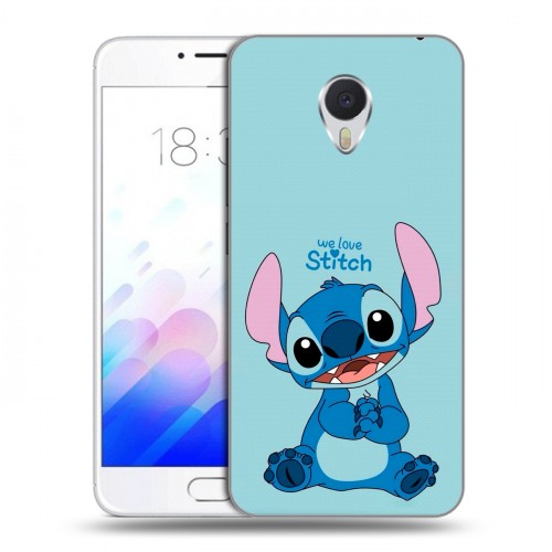 Дизайнерский пластиковый чехол для Meizu M3E Лило и Стич